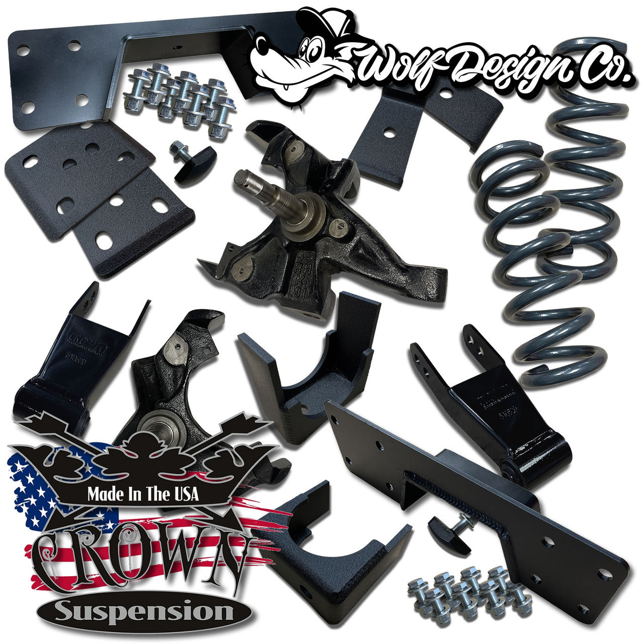 1988-1988 C1500 OBS Silverado Sierra 5/7 Lowering Kit