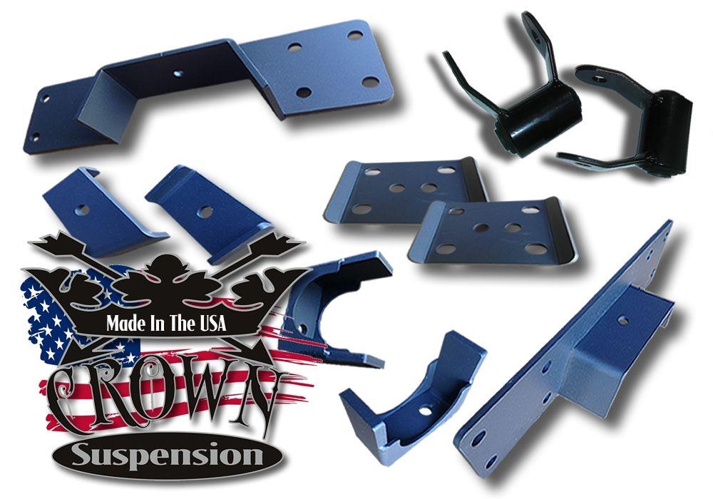 1988-1998 C1500 5" Rear Flip Kit W C-Notch