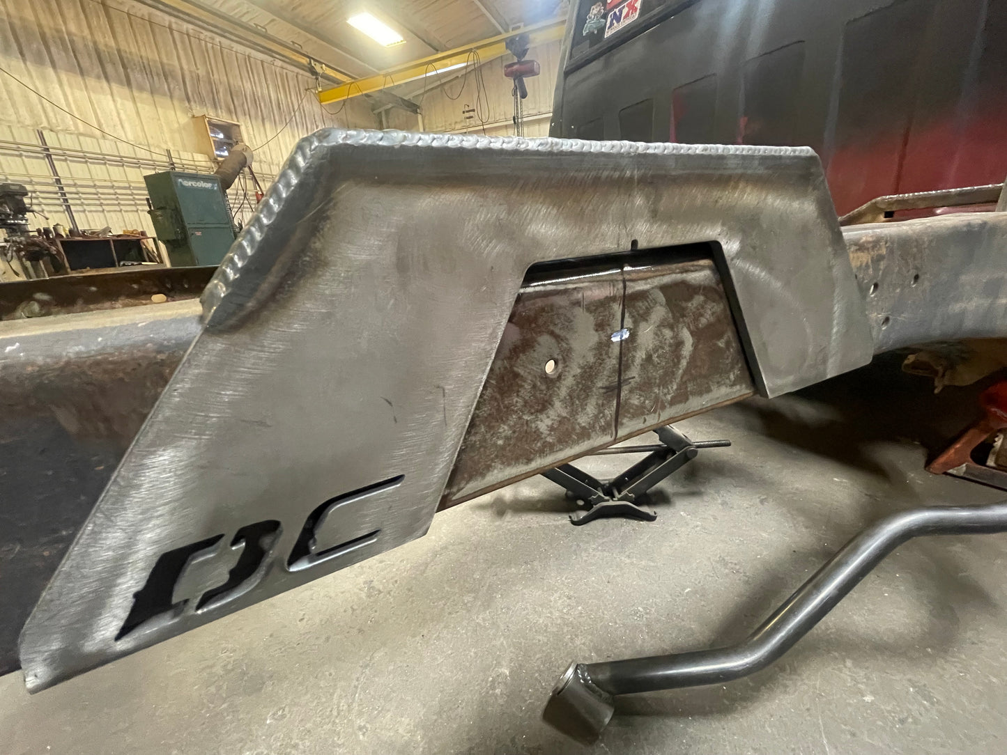 Under Bed Weld in Notch