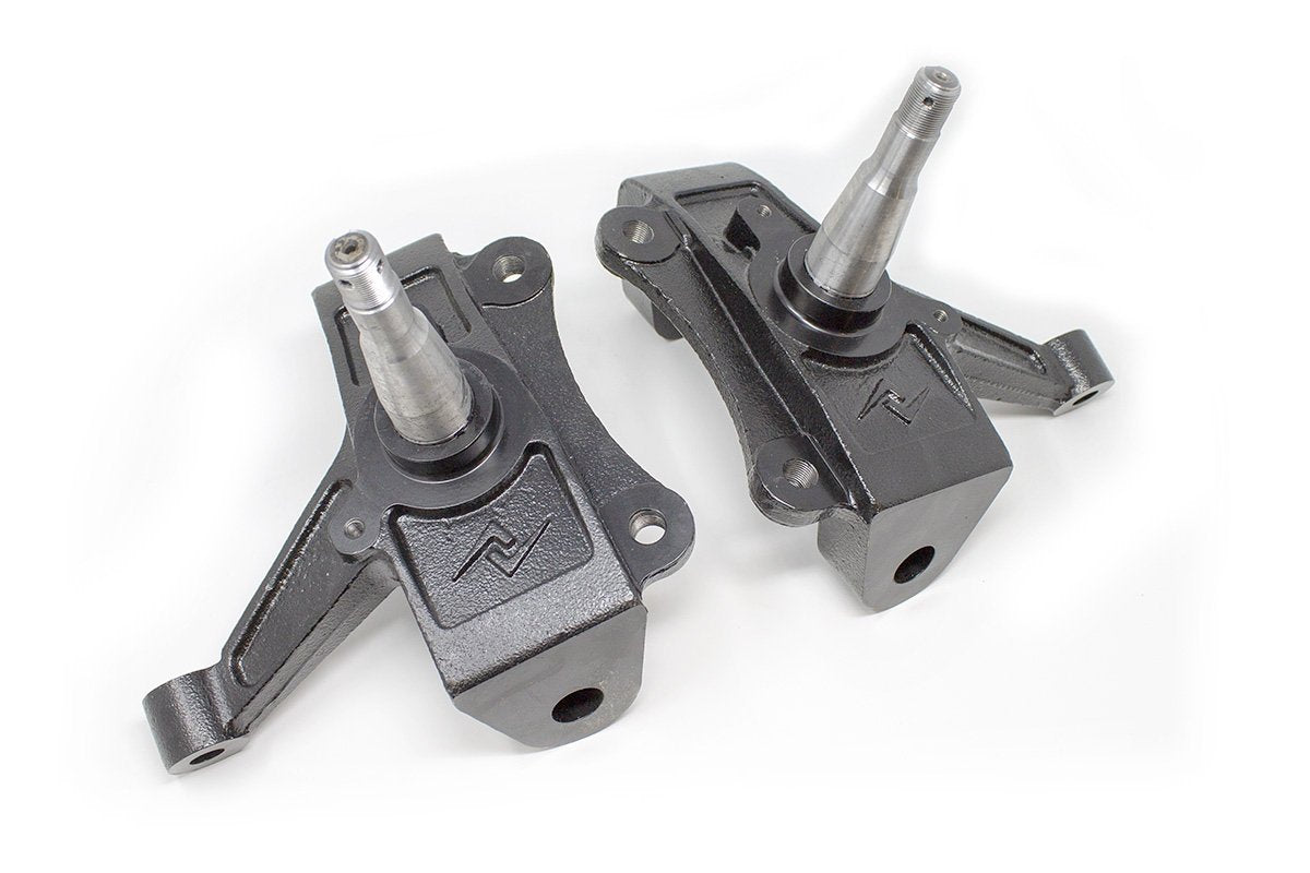 REACT 2" MODULAR DROP SPINDLES - 88-98 C1500 / 92-99 SUV