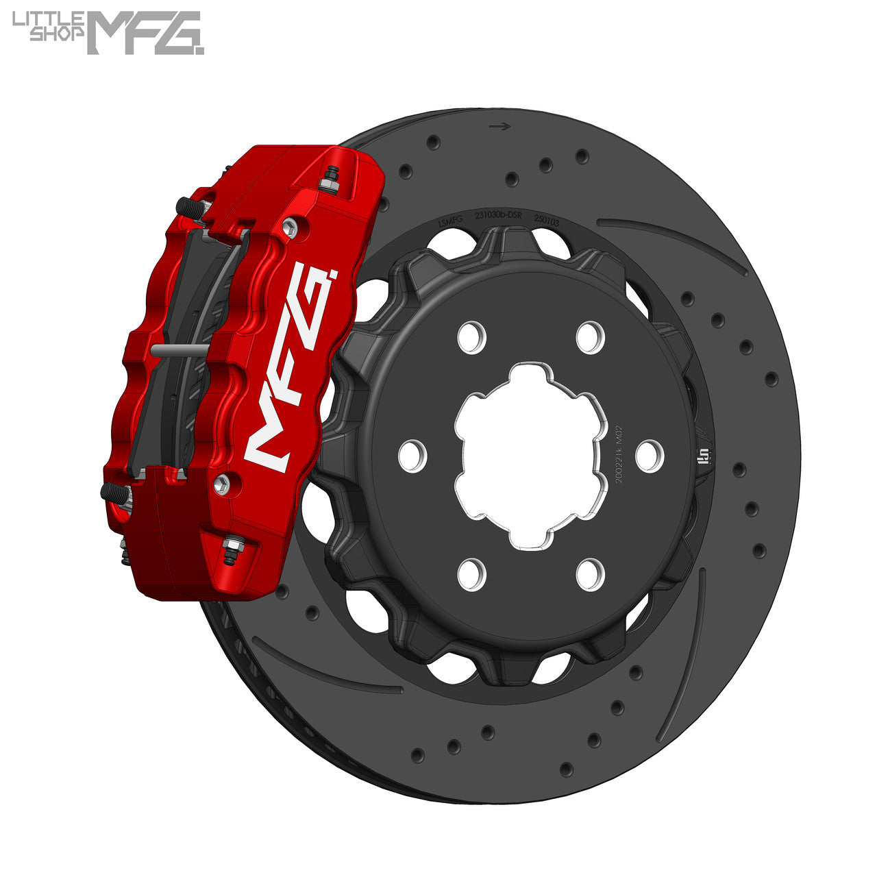 Little Shop MFG 14" Front Big Brake Kit K1500 - photo 1