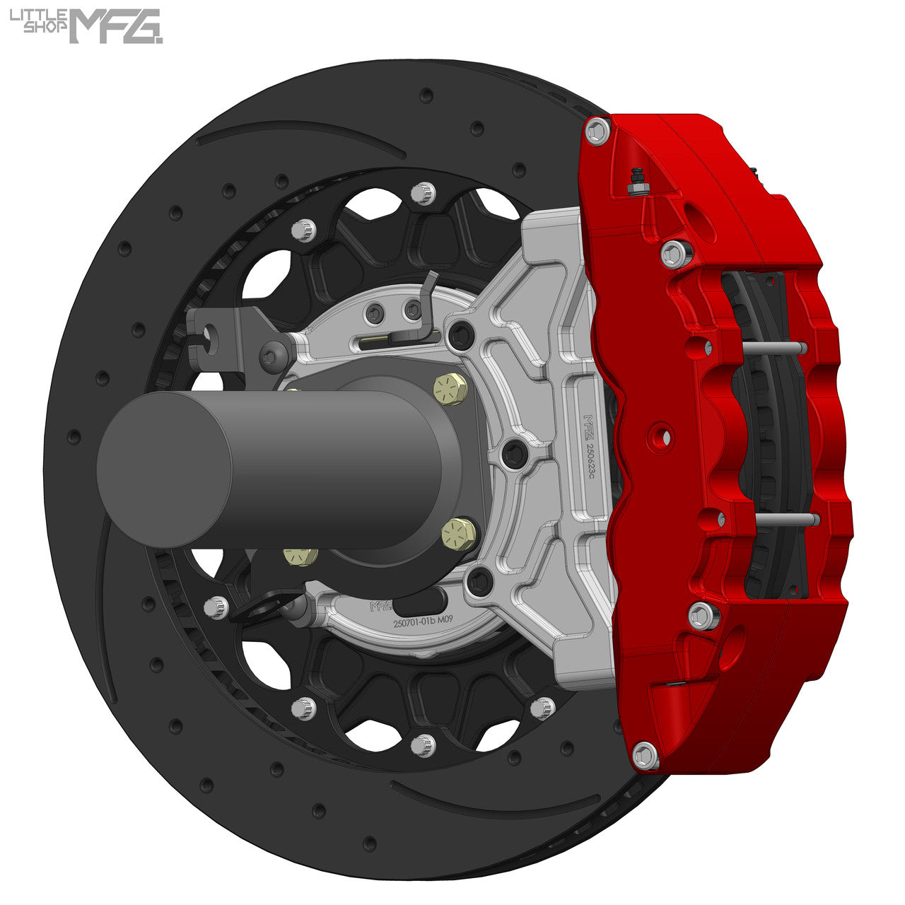 Little Shop MFG 16" Rear Big Brake Kit K1500 - photo 2