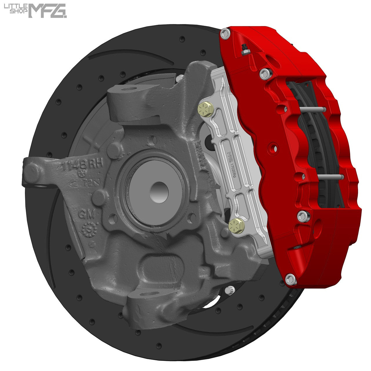 Little Shop MFG 16" Front Big Brake Kit K1500 - photo 2