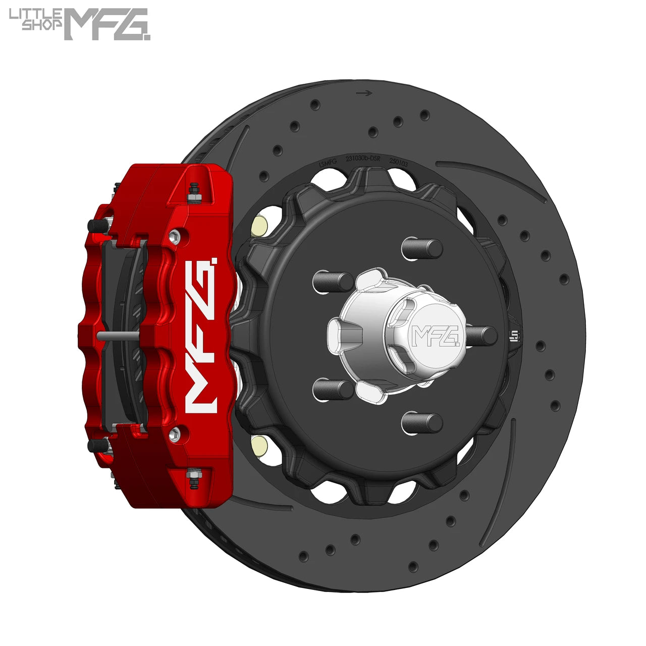 Little Shop MFG 14" Front Big Brake Kit (React / Wilwood Spindles) - photo 1