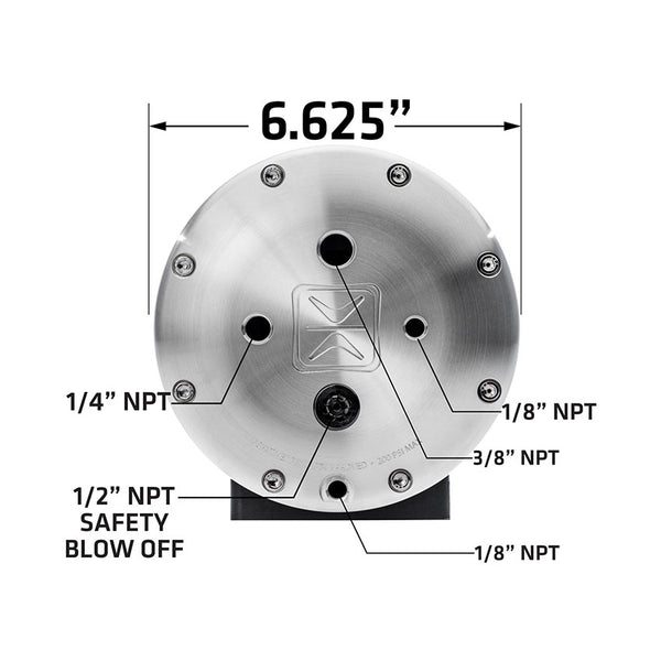 ACCUAIR SUSPENSION ENDO-T AIR TANK AA-ENDO-T5-RAW