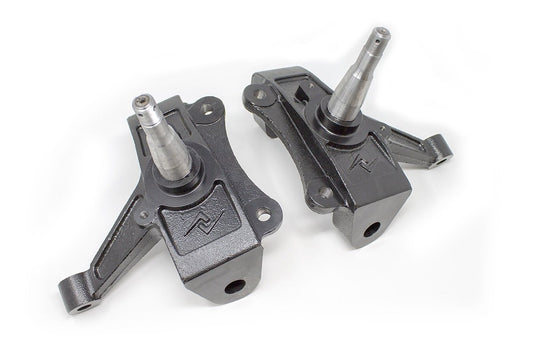 REACT 2" MODULAR DROP SPINDLES - 88-98 C1500 / 92-99 SUV